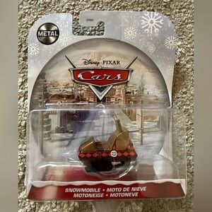 NIB Disney Pixar Cars holiday snowmobile